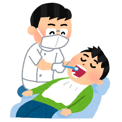 歯科医院を受診した男性