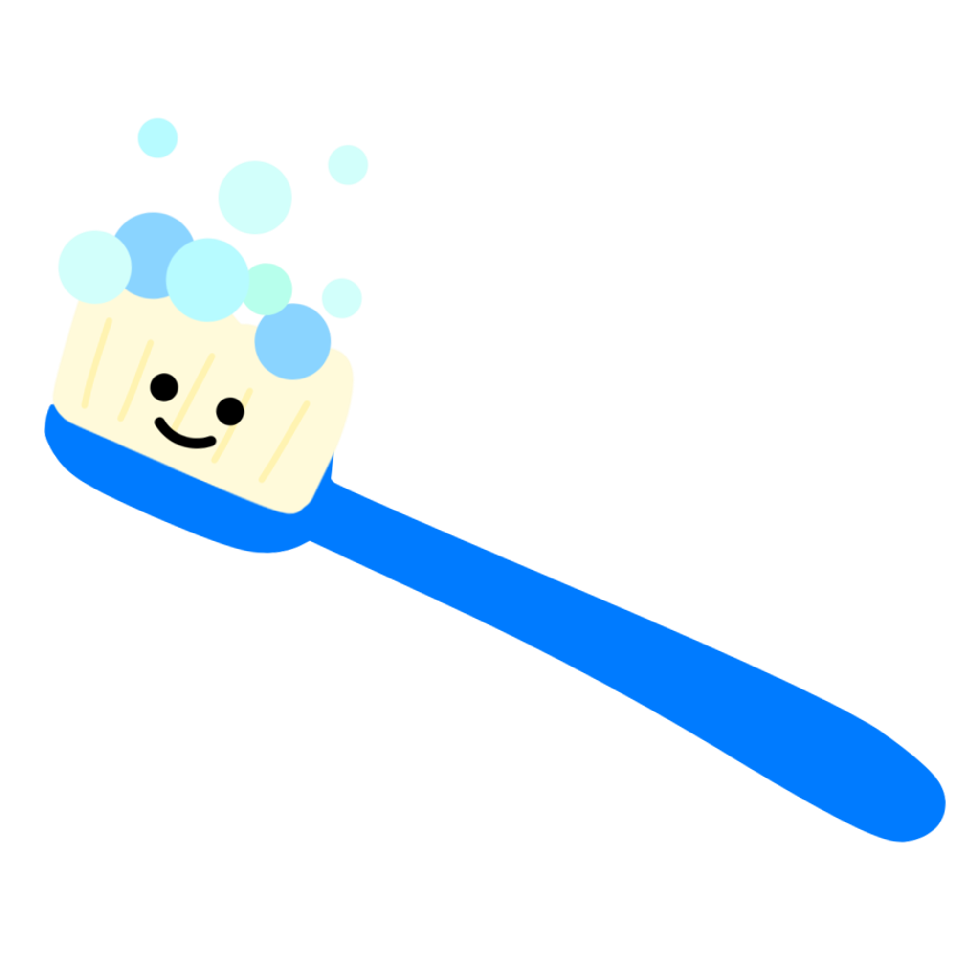 泡立った歯ブラシ