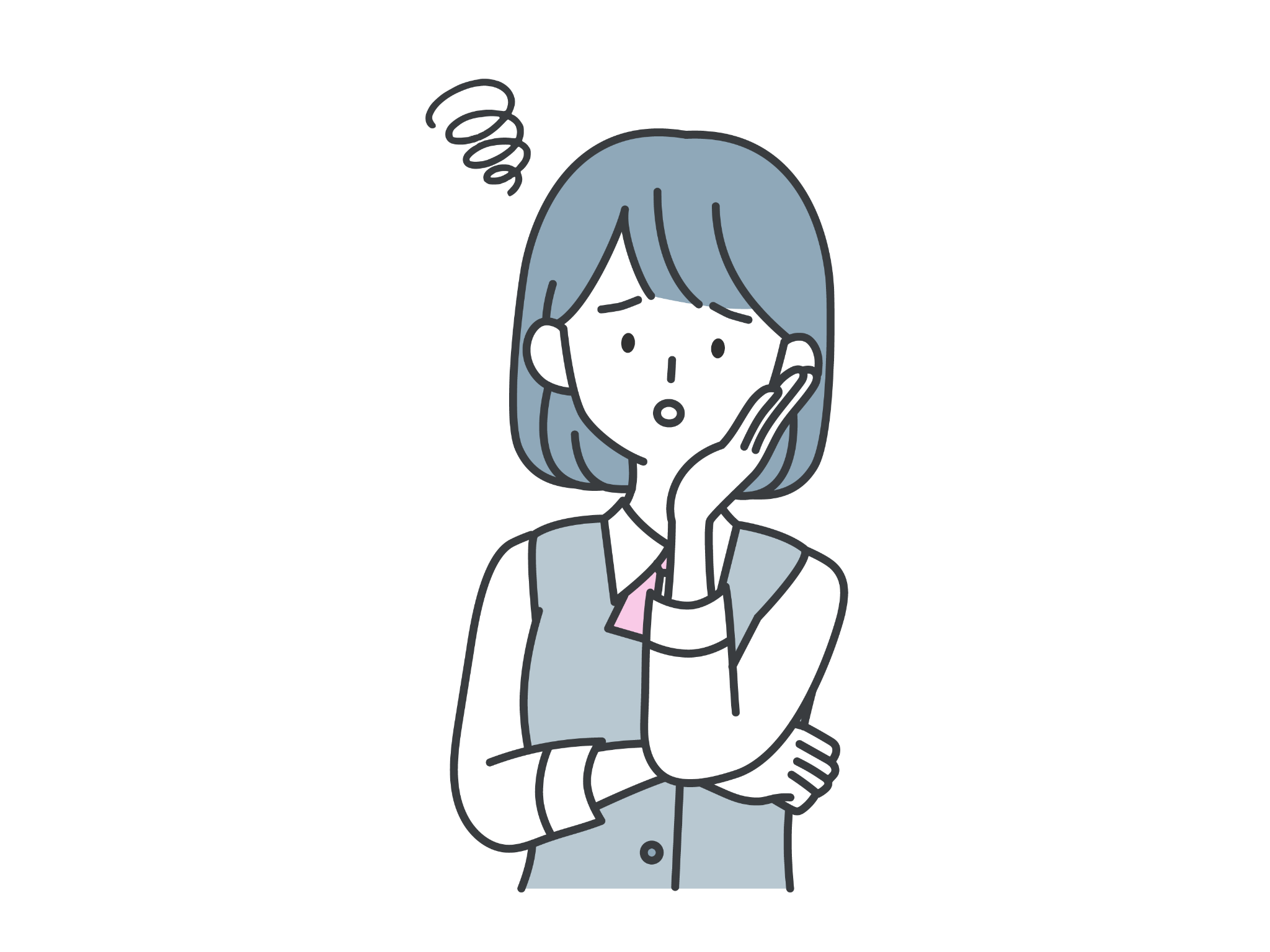 歯科治療を再開した方がいいか悩む女性