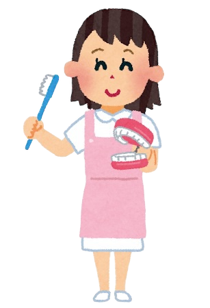 笑顔の歯科衛生士