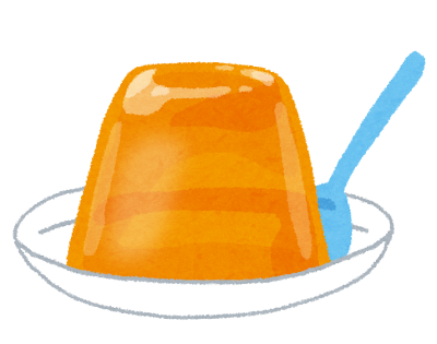 ゼリーを食べるイメージ