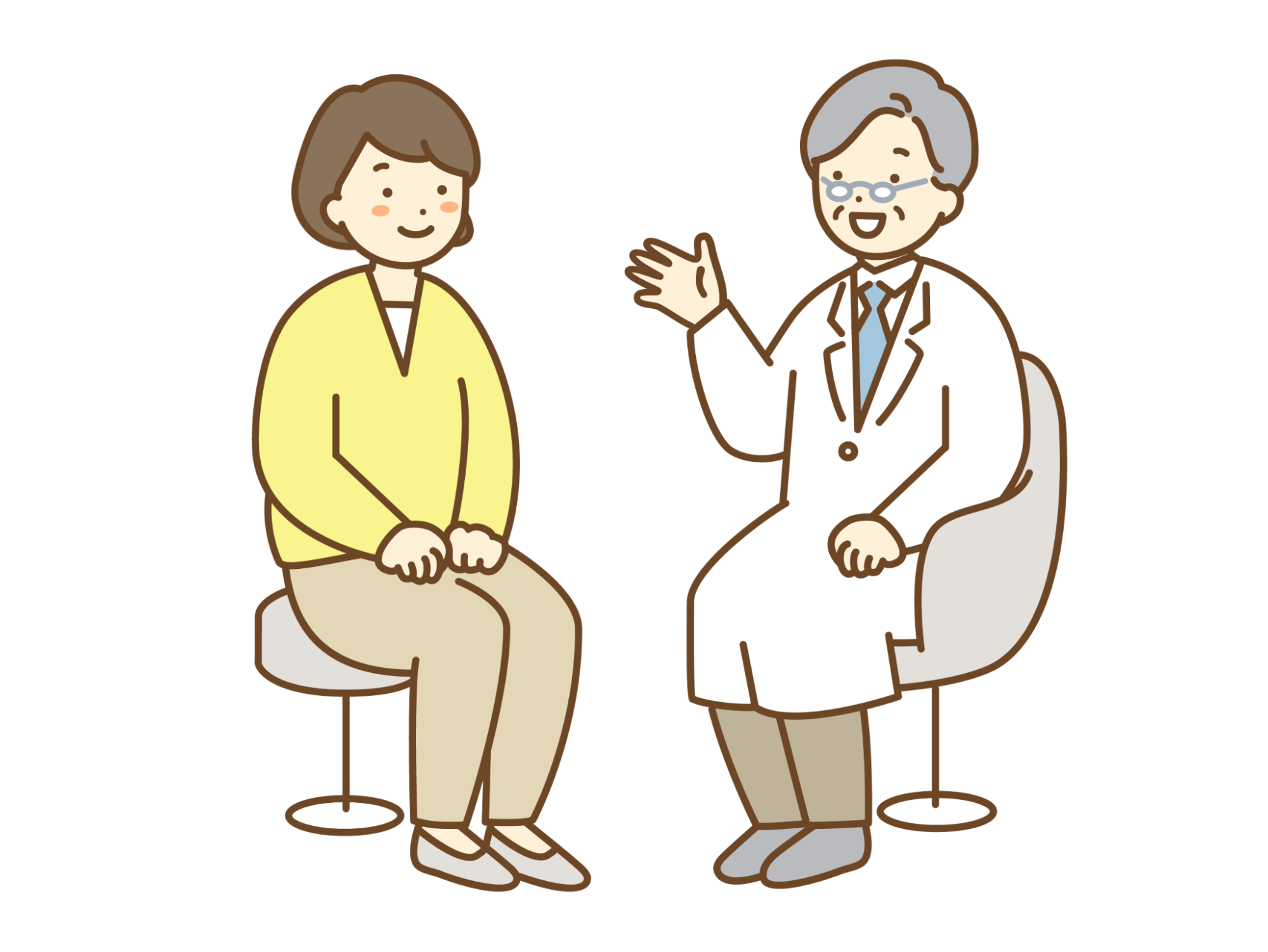 セカンドオピニオンを受ける女性