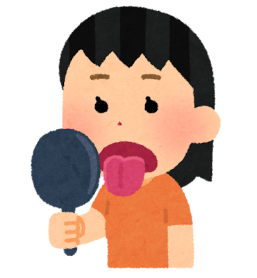 定期的に自分で歯茎の色を確認する女性